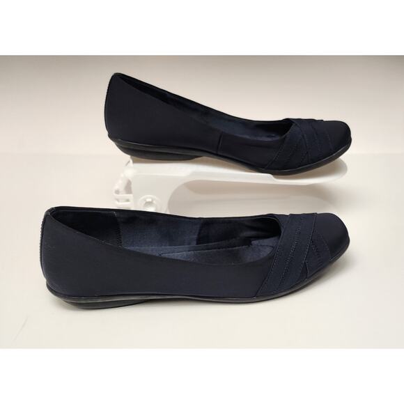 Mootsies Tootsies Modellie Casual Navy Blue Textile Upper Flat Shoes Size 8M - Picture 1 of 14